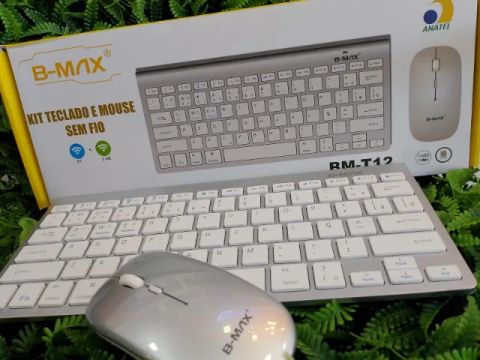 Kit Teclado E Mouse Sem Fio Bluetooth Bmax - Modelo Bm-t12