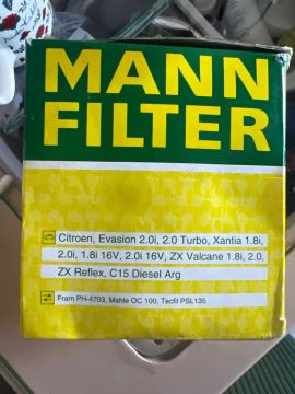 Filtro de óleo Mann para Citroen Evasion, Xantia, ZX