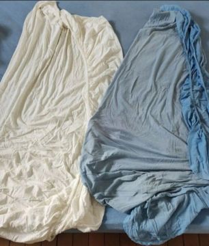 4 lençóis de cama com elástico + 4 fronhas