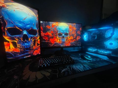Pc Gamer Completo + Perifericos + Monitores