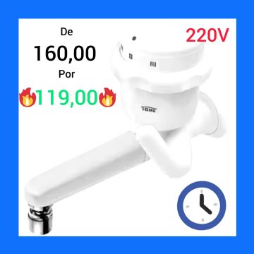 Torneira Elétrica Fame Parede Reta Cozinha 220v 5400w