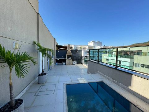 Recreio dos Bandeirantes | Cobertura 3 quartos, sendo 1 suite