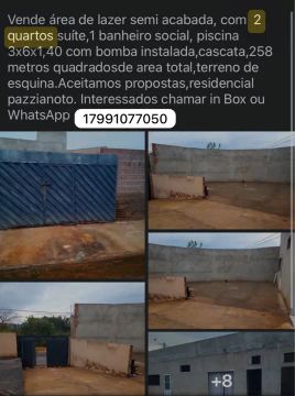 Terreno,edícula em acabamento?