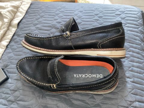 Sapatos Democrata Pretos