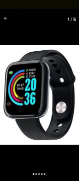 Smartwatch com tela colorida e monitoramento de saúde