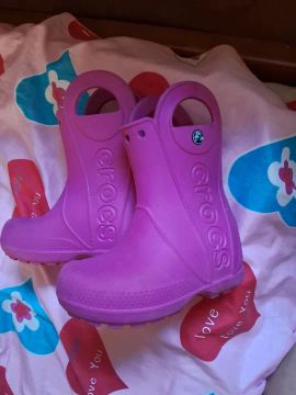 Crocs bota Rosa infantil 