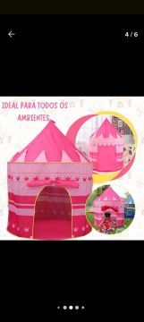 Barraquinha castelo de Brinquedo Infantil Princesa