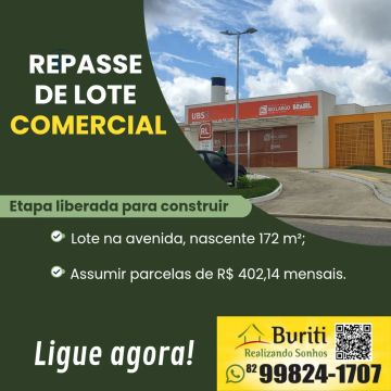 Repasso lote COMERCIAL lado nascente