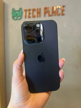 iPhone 15 Pro 256GB Titânio Preto Seminovo 86% com caixa - Garantia - Loja física em BH