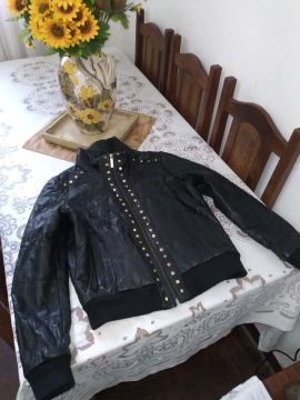 Jaqueta de couro Sean John feminina importada 