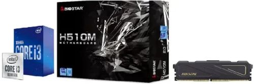 Processador i3 10100F Intel + Placa mãe + 8GB de memória DDR4 Entrega Grátis!
