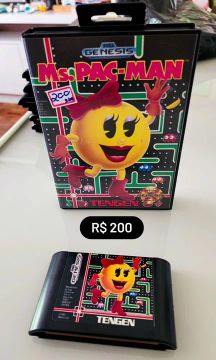 Ms. Pac-Man - Sega Gênesis Mega Drive