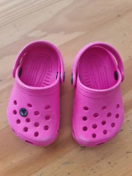 Sandálias Crocs Rosa Bebê C2/3 BR 20/21