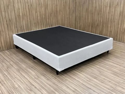 BASE CAMA BOX CASAL CORINO LINHÃO PALHA ALP