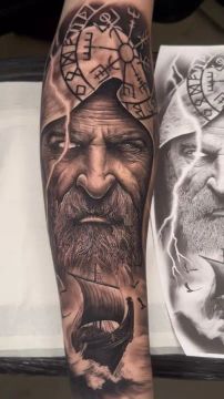 Tatuagem realista na sua pele