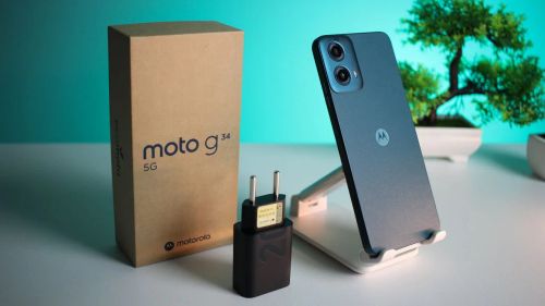 Smartphone Motorola Moto G34 128Gb 5G - Novo na caixa!