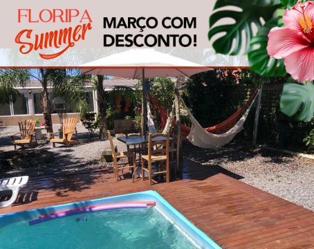 Casa Temporada Florianópolis - Março com Desconto!