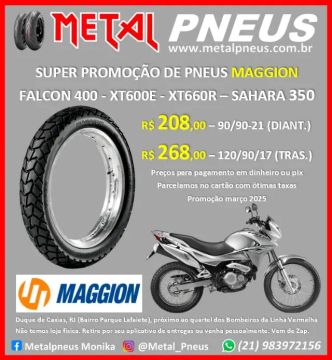 Pneus Maggion Falcon XT600E XT660R Sahara 350 - Novos Com Garantia