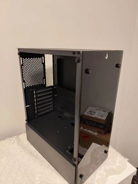 Gabinete Gamer  Rise mode glass 06x Preto