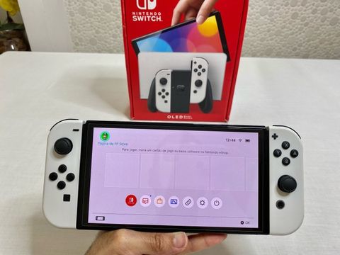 Nintendo Switch Oled 64GB Branco Seminovo - FF STORE