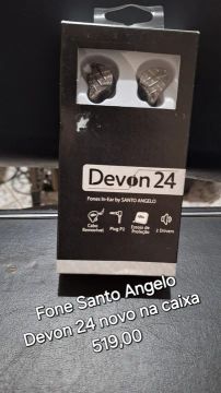MONITOR IN EAR Fone de Ouvido Santo Angelo Devon 24
