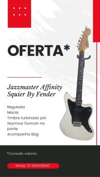 Guitarra Jazzmaster Affinity Squier by Fender