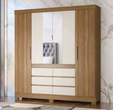 guarda roupa casal cadis 6 gavetas 