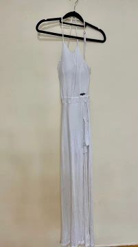 Macacão branco longo