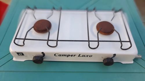 Fogão de Campismo 2 Bocas Camper Luxo