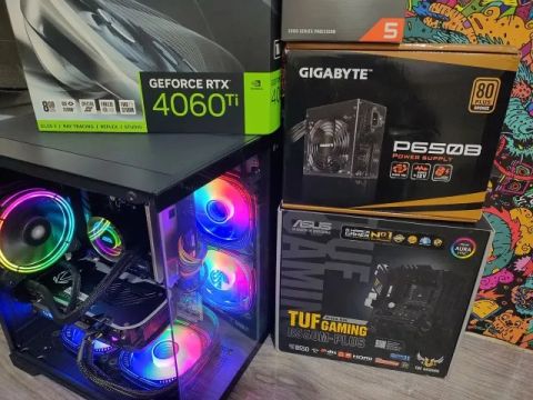 Pc Gamer Novo Ryzen 5 5600X, Rtx 4060 32 GB Ram, 1TB Ssd