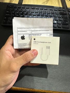 Adaptador Apple de USB-C para conector de fones de ouvido de 3,5 mm