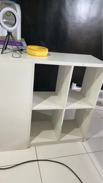 Estante de Cubos Branca para Organização