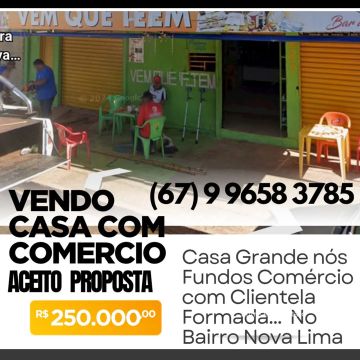 Casa com Comercio em Nova Lima