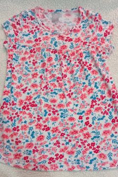 Vestido Floral para Menina. Tamanho 10.