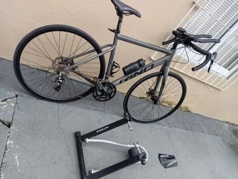 Bike SPEED Aro 700 (Seminova) + Rolo de Treino