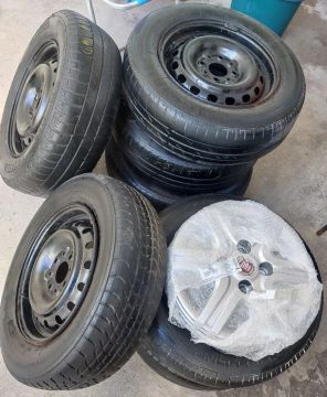 Jogo de rodas aro 14 Fiat