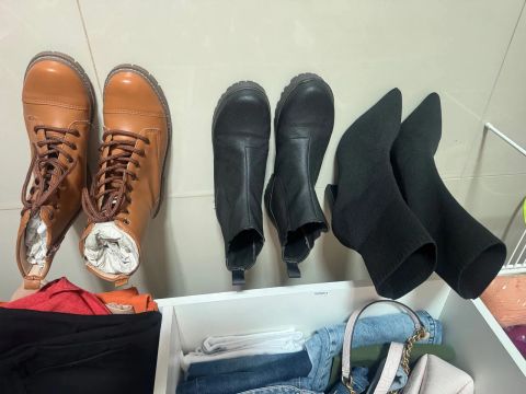 Sapatos de couro - Marrom e Preto - Tamanhos variados