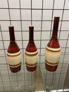 3 Vasos Decorativos em Cerâmica