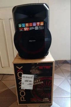 Caixa de Som Bluetooth Polyvox KC-710T 300W - 91dB - 2 vias