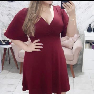 Vestidos Manga flare Tam GG 