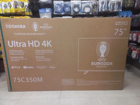 TV Toshiba 75 polegadas Ultra HD 4K Smart - EURO 2024