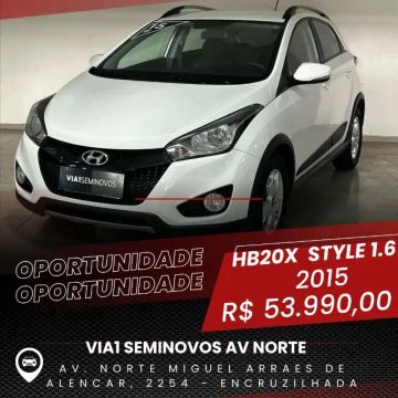 Hb20x Style 2015 Mec - Com Apenas 35 mil km rodados!! Revisado e Com Garantia!!