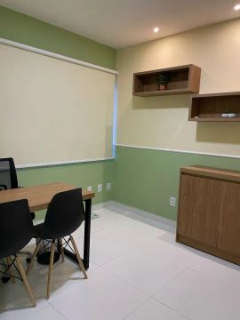 SALA EM CAPIM MACIO MOBILIADA