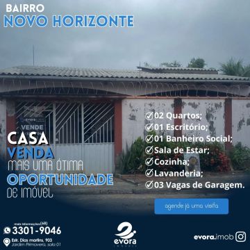 CASA Á VENDA  NOVO HORIZONTE 