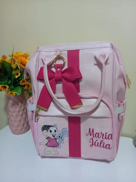 Mochila maternidade personalizada Maria Julia