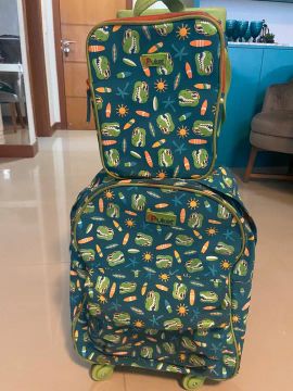 Mochila de rodinhas infantil Puket - Dinossauro