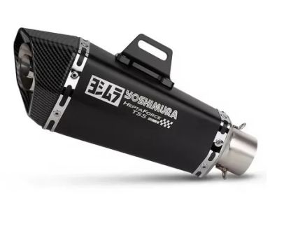 Ponteira esportiva YOSHIMURA para escapamento de moto!