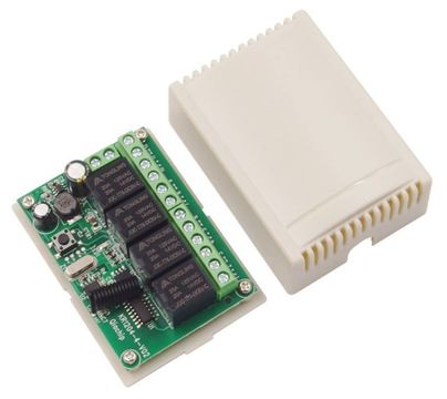 Módulo de relé 433.92mhz receptor sem fio ev1527 interruptor com controle remoto COD-AM487