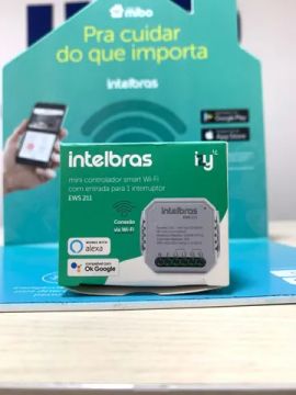 Interruptor Controlador de Cargas Wifi Intelbras EWS 211 - Loja Física -