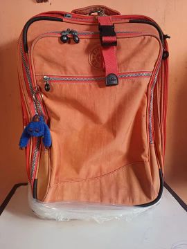 Mala de viagem Kipling laranja